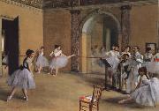 Germain Hilaire Edgard Degas Dance Foyer at the Opera Sweden oil painting artist